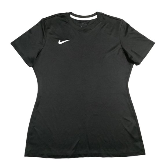 Nike Tops - Nike Dri-Fit Park VI SS Jersey Soccer Shirt Womens Size Large Black EUC
